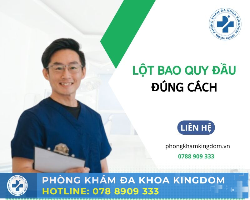 Lột bao quy đầu đúng cách